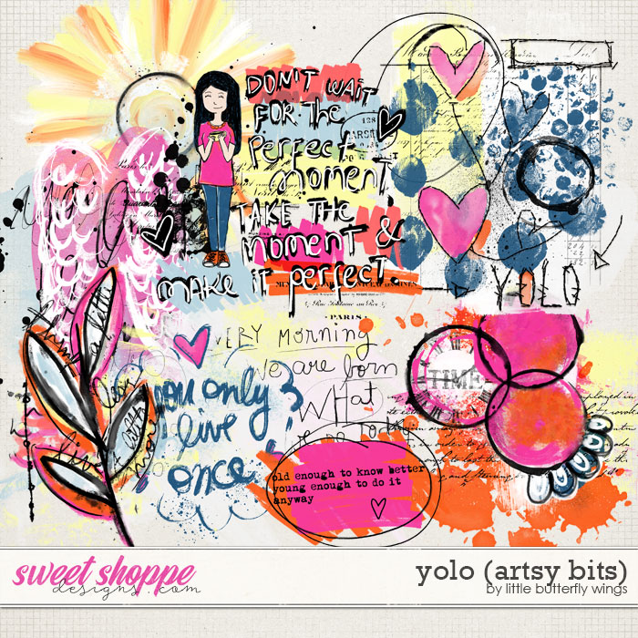 YOLO (artsy bits) by Little Butterfly Wings