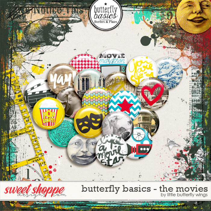 Butterfly Basics - The Movies (borders & flairs) by Little Butterfly Wings Butterfly Basics - The Movies (borders & flairs) by Little Butterfly Wings