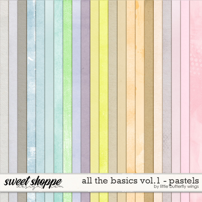 All the basics vol.1 - pastels by Little Butterfly Wings