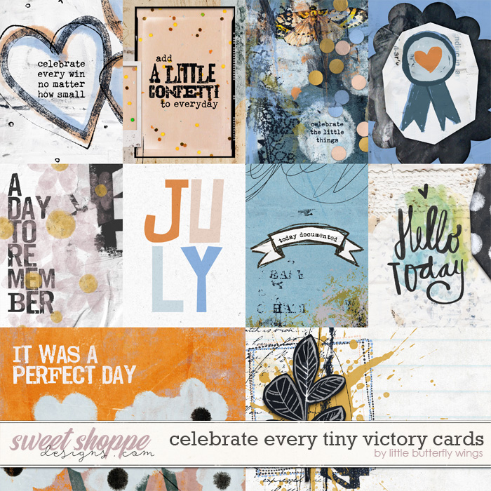 Celebrate every tiny victory cards by Little Butterfly Wings