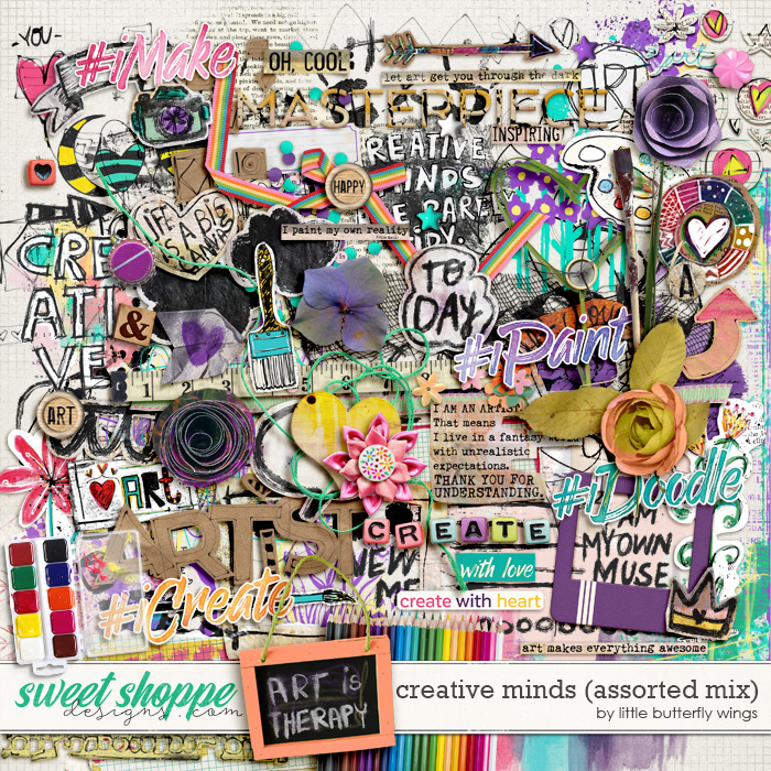 Creative Minds (assorted mix) by Little Butterfly Wings Creative Minds (assorted mix) by Little Butterfly Wings