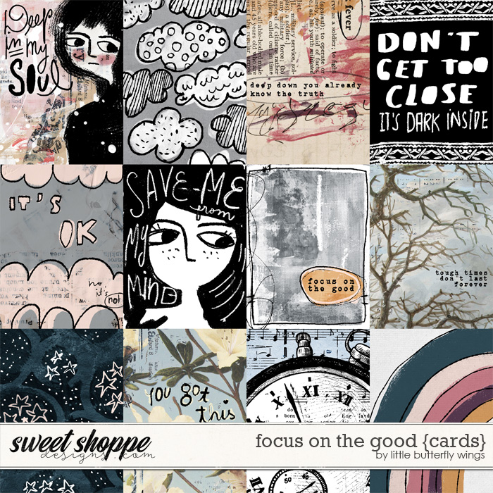 Focus on the good {cards} by Little Butterfly Wings Focus on the good {cards} by Little Butterfly Wings