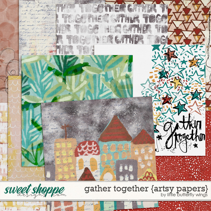 Gather Together {artsy papers} by Little Butterfly Wings