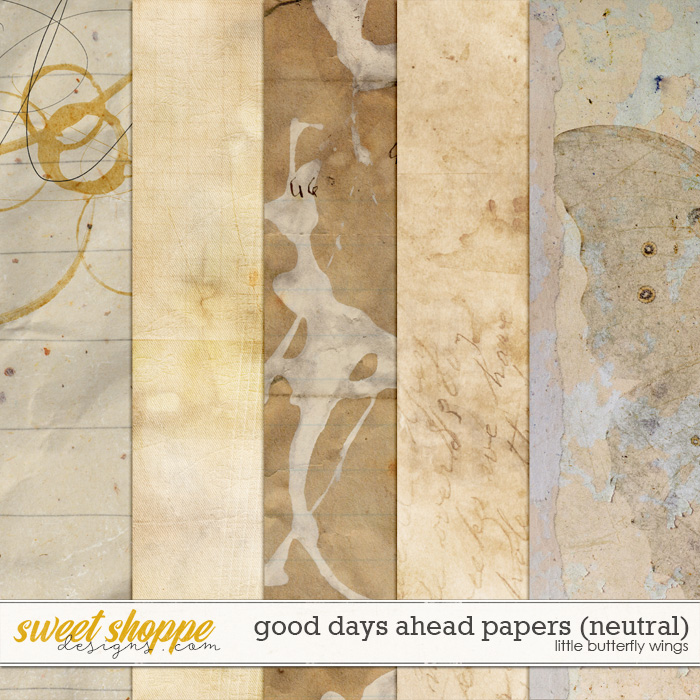 Good days ahead papers (neutral) by Little Butterfly Wings