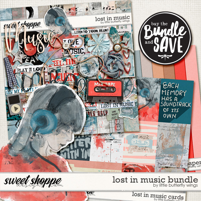 Lost in music bundle by Little Butterfly Wings