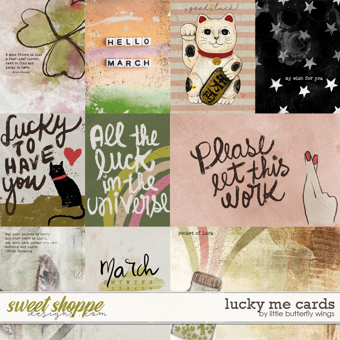 Lucky me cards by Little Butterfly Wings
