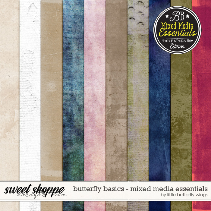 Butterfly Basics - Mixed Media Essentials - papers #02 Butterfly Basics - Mixed Media Essentials - papers #02