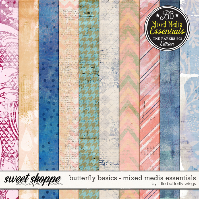 Butterfly Basics - Mixed Media Essentials - papers #03 Butterfly Basics - Mixed Media Essentials - papers #03