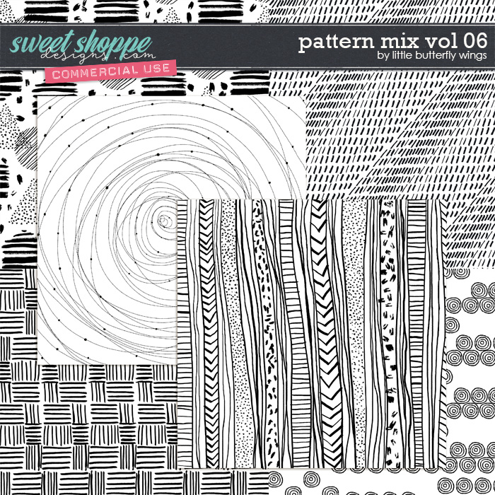 Pattern Mix vol.06 - Overlays by Little Butterfly Wings