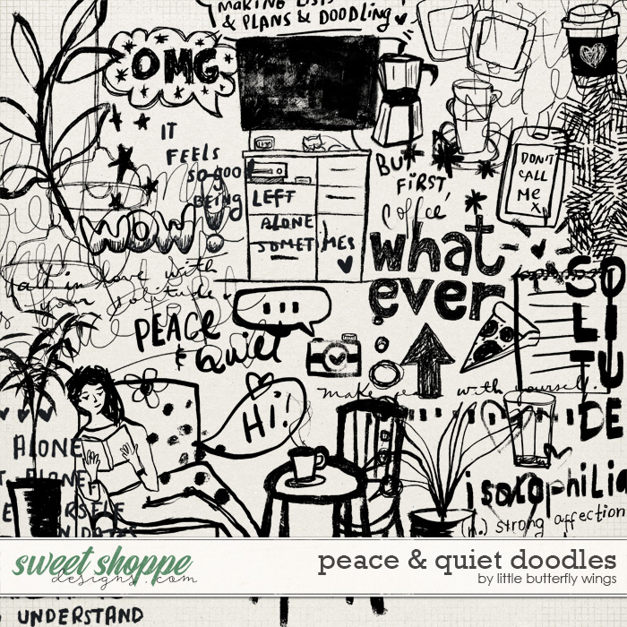 Peace & Quiet Doodles by Little Butterfly Wings Peace & Quiet Doodles by Little Butterfly Wings