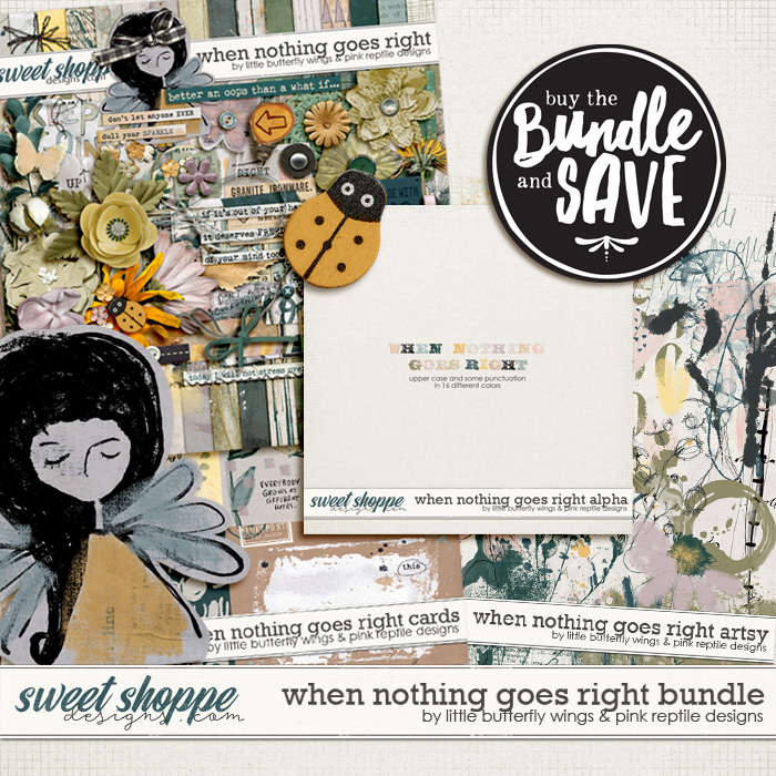 When Nothing Goes Right bundle by Little Butterfly Wings & Pink Reptile Designs