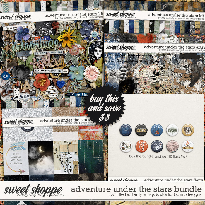 Adventure Under The Stars Bundle by Little Butterfly Wings and Studio Basic