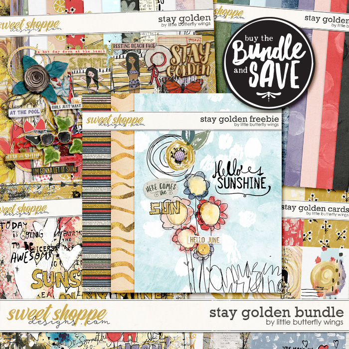 Stay Golden bundle & *FWP* by Little Butterfly Wings