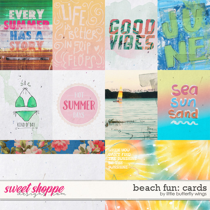 Beach fun: cards by Little Butterfly Wings Beach fun: cards by Little Butterfly Wings