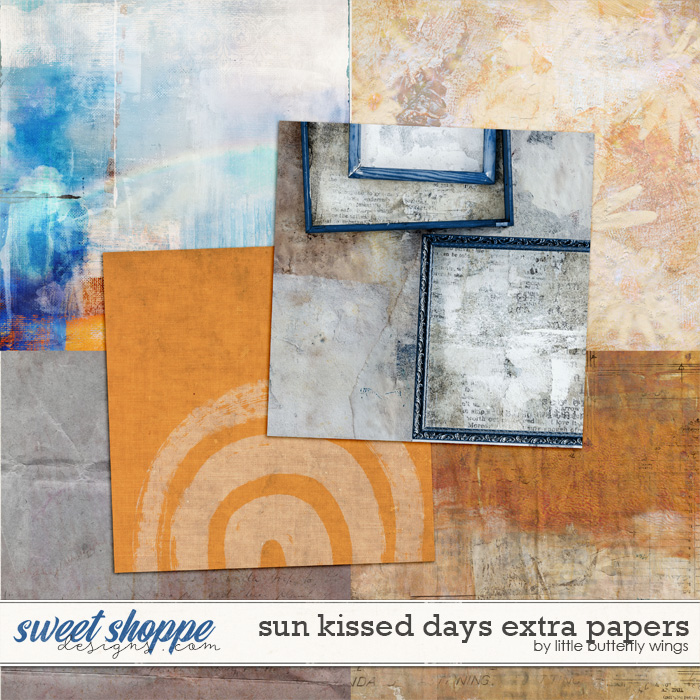 Sun kissed days extra papers by Little Butterfly Wings