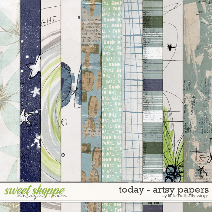 Today artsy papers by Little Butterfly Wings