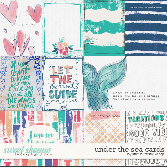 Under the sea cards by Little Butterfly Wings Under the sea cards by Little Butterfly Wings