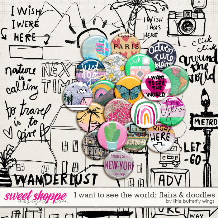 I want to see the world flairs and doodles by Little Butterfly Wings I want to see the world flairs and doodles by Little Butterfly Wings