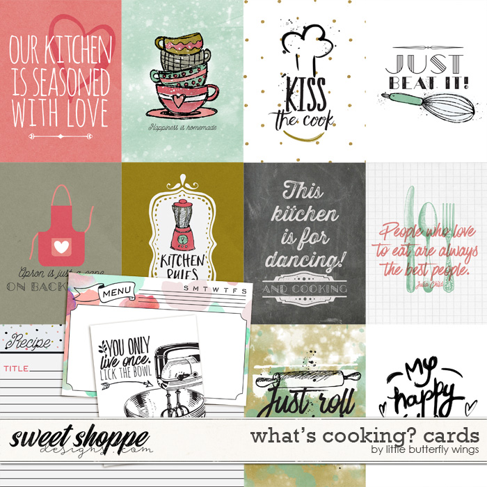What's cooking? Cards by Little Butterfly Wings