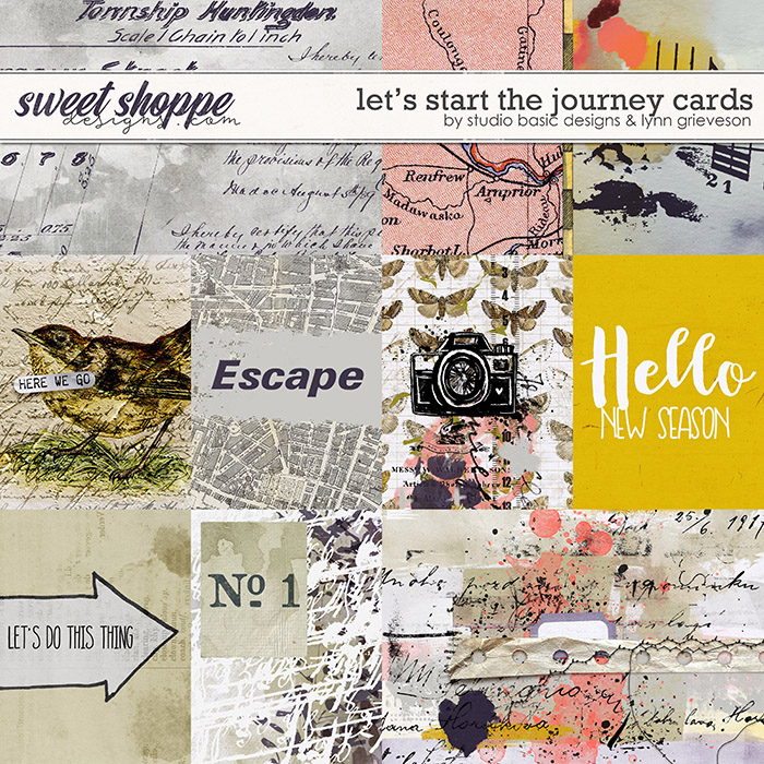 Let's Start The Journey Cards by Studio Basic and Lynn Grieveson
