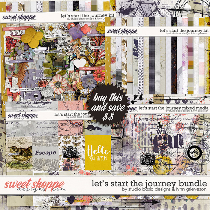 Let's Start The Journey Bundle by Studio Basic and Lynn Grieveson