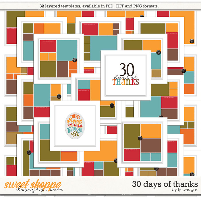 30 Days of Thanks by LJS Designs