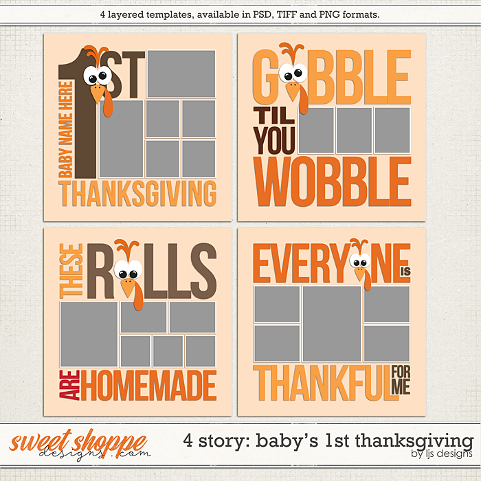 4 Story: Baby's First Thanksgiving by LJS Designs