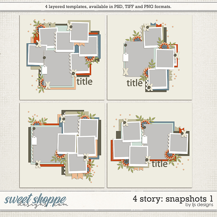 4 Story: Snapshots 1 by LJS Designs 