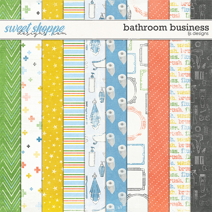 Bathroom Business Papers by LJS Designs