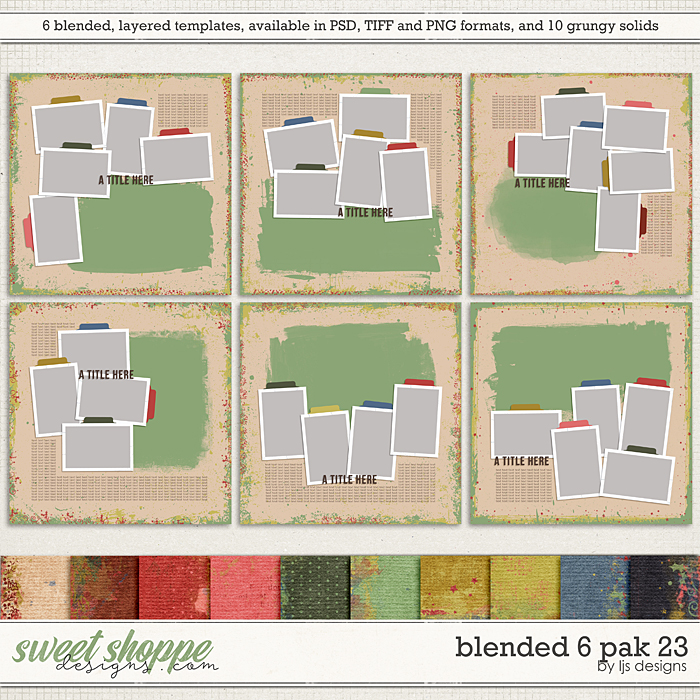 Blended 6 Pak-23 by LJS Designs