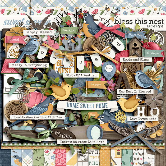 Bless This Nest by LJS Designs