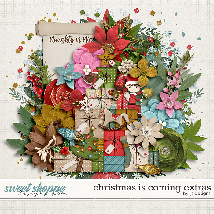Christmas Is Coming Extras by LJS Designs 