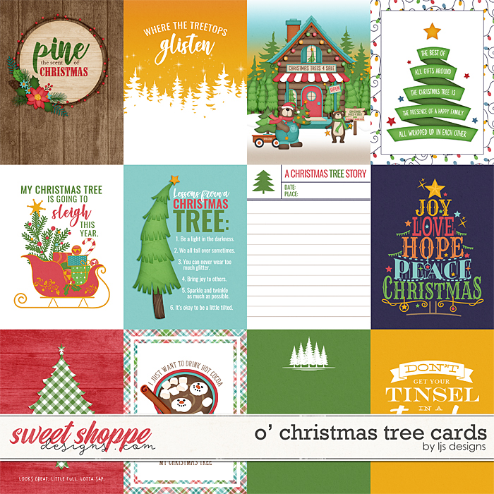 O' Christmas Tree Cards by LJS Designs 