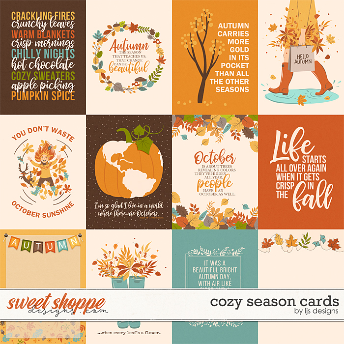 Cozy Season Cards by LJS Designs 