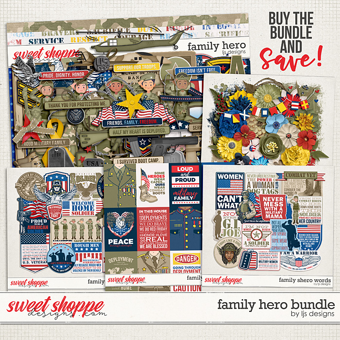 Family Hero Bundle by LJS Designs