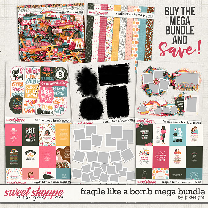 Fragile Like A Bomb Mega Bundle by LJS Designs