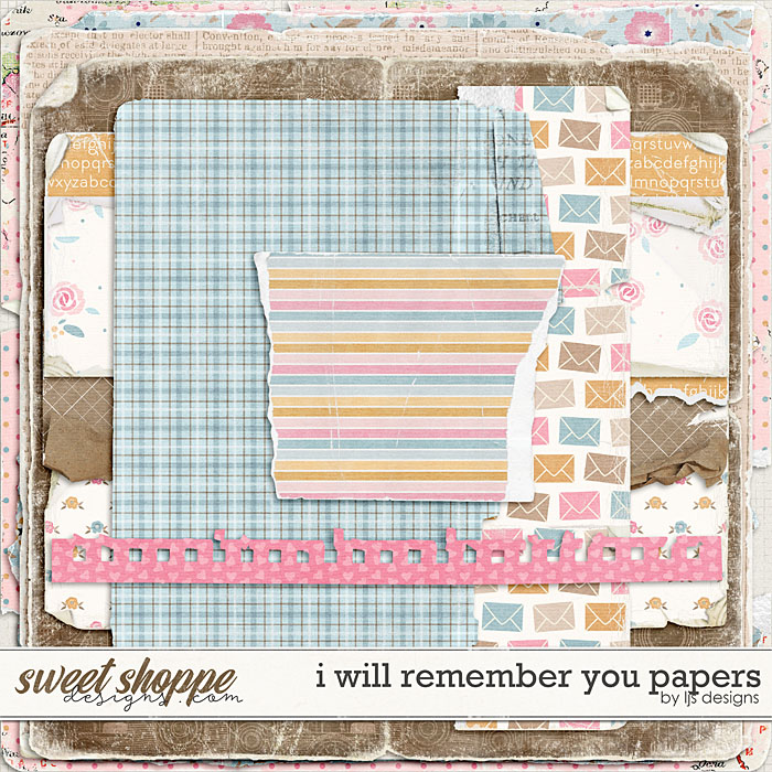 I Will Remember You Papers by LJS Designs
