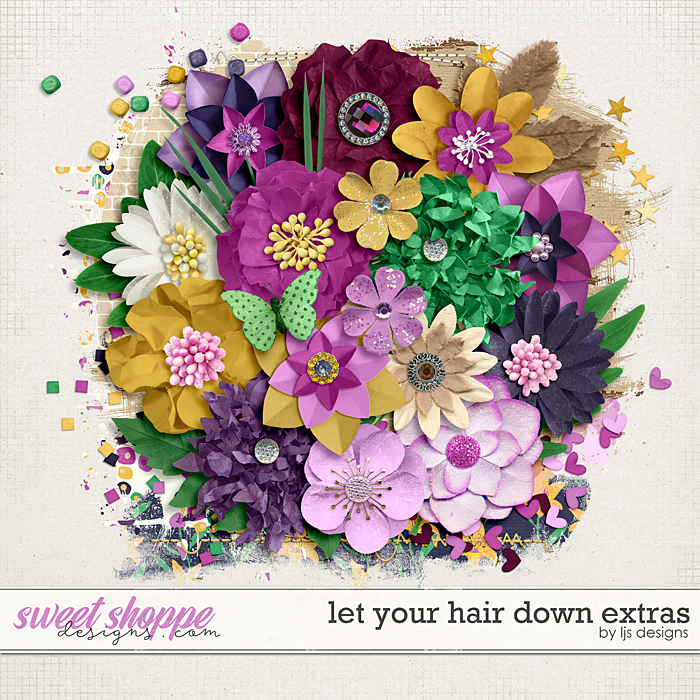 Let Your Hair Down Extras by LJS Designs  