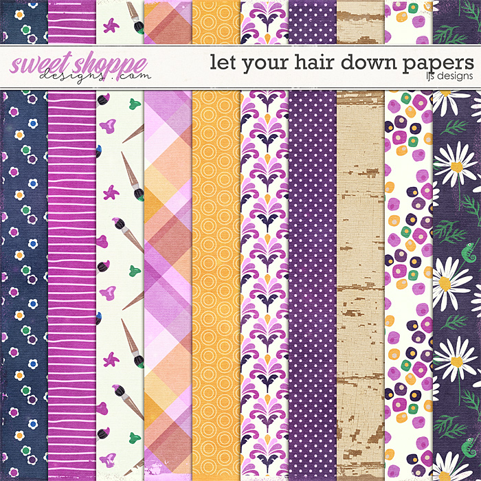 Let Your Hair Down Papers by LJS Designs 