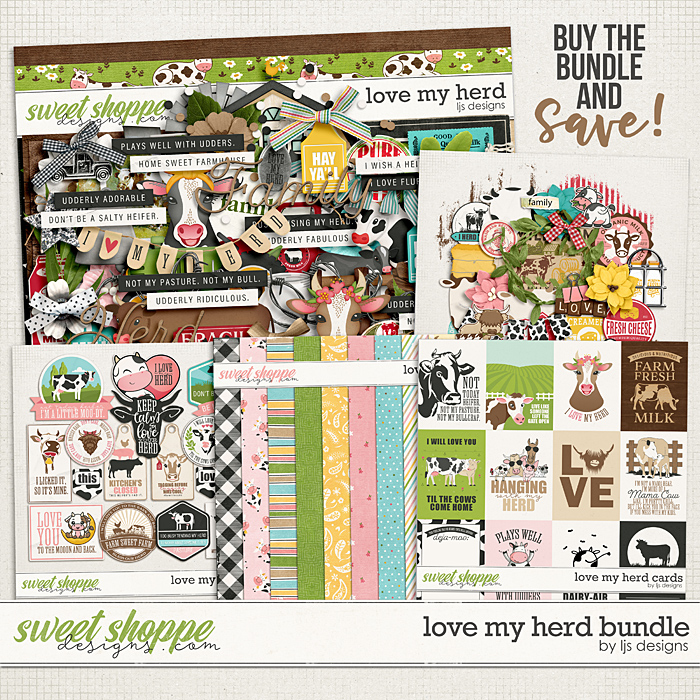 Love My Herd Bundle by LJS Designs  