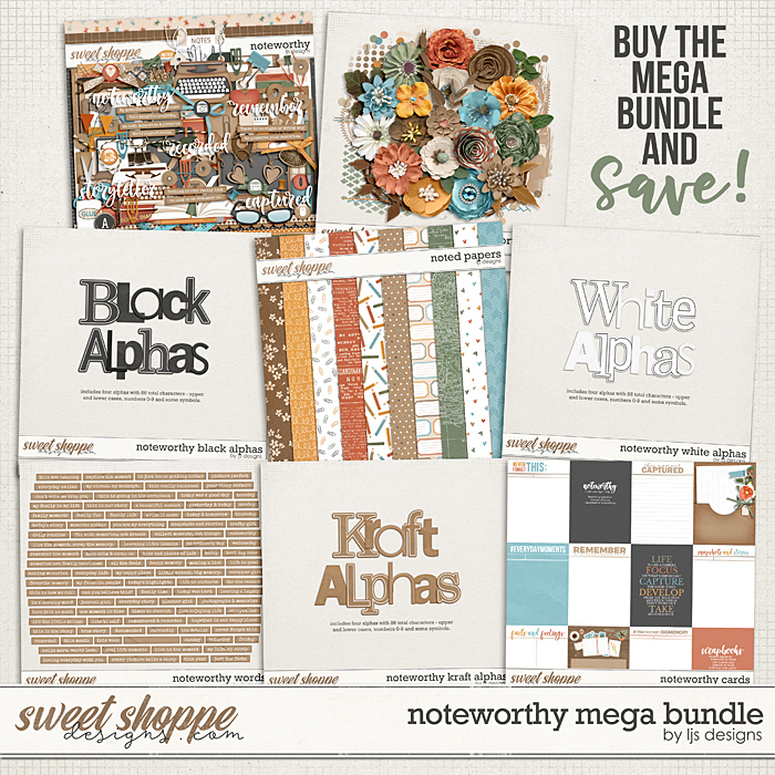 Noteworthy Mega Bundle by LJS Designs 