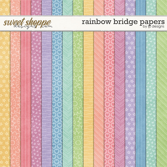 Rainbow Bridge Papers by LJS Designs 