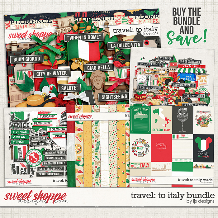 Travel: To Italy Bundle by LJS Designs