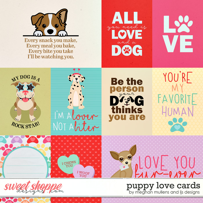 Puppy Love-Project Cards by Meghan Mullens & LJS Designs
