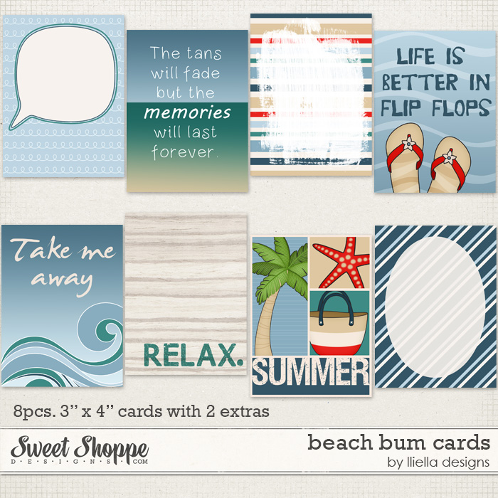 Beach Bum: Cards by lliella designs Beach Bum: Cards by lliella designs