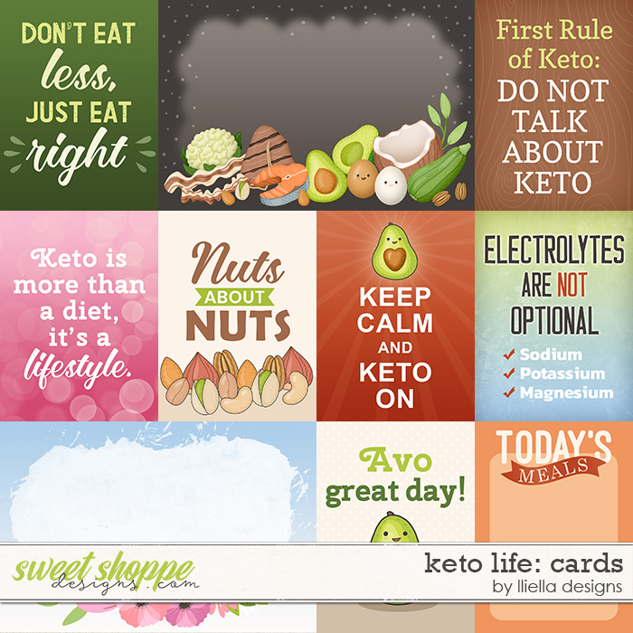 Keto Life Cards by lliella designs