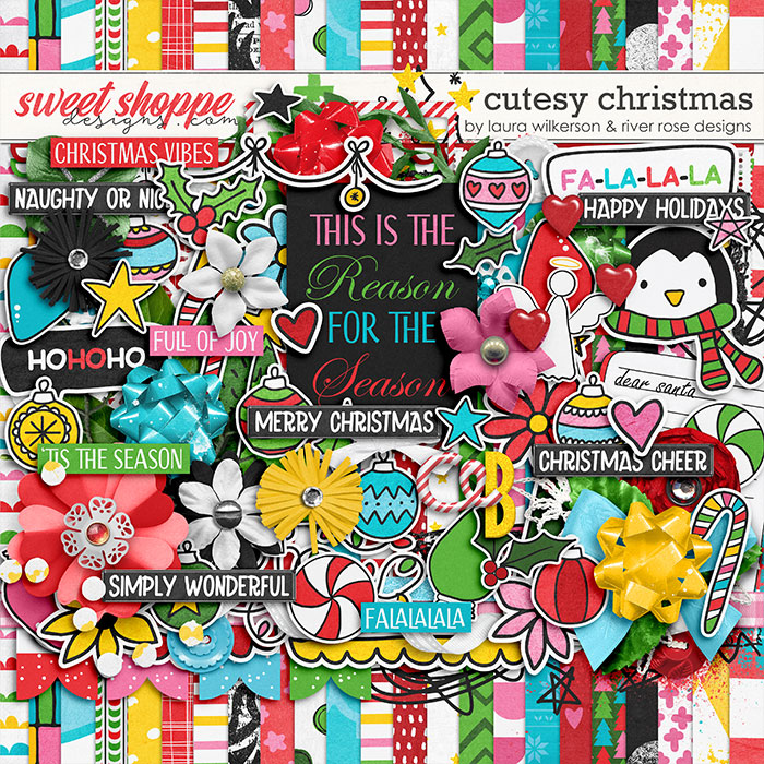 Cutesy Christmas: Kit by Laura Wilkerson and River Rose Designs