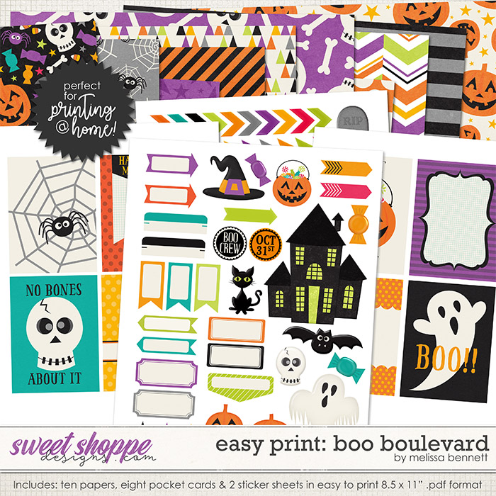 Easy Print: Boo Boulevard by Melissa Bennett Easy Print: Boo Boulevard by Melissa Bennett