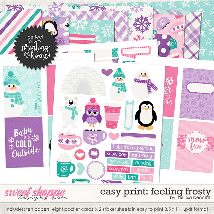 Easy Print: Feeling Frosty by Melissa Bennett Easy Print: Feeling Frosty by Melissa Bennett