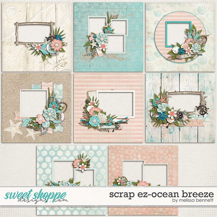 Scrap EZ-Ocean Breeze by Melissa Bennett Scrap EZ-Ocean Breeze by Melissa Bennett